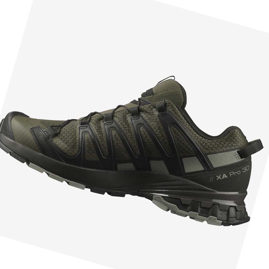 Salomon XA PRO 3D v8 Erkek Patika Koşu Ayakkabısı Zeytin Yeşili | TR 3528JPQ